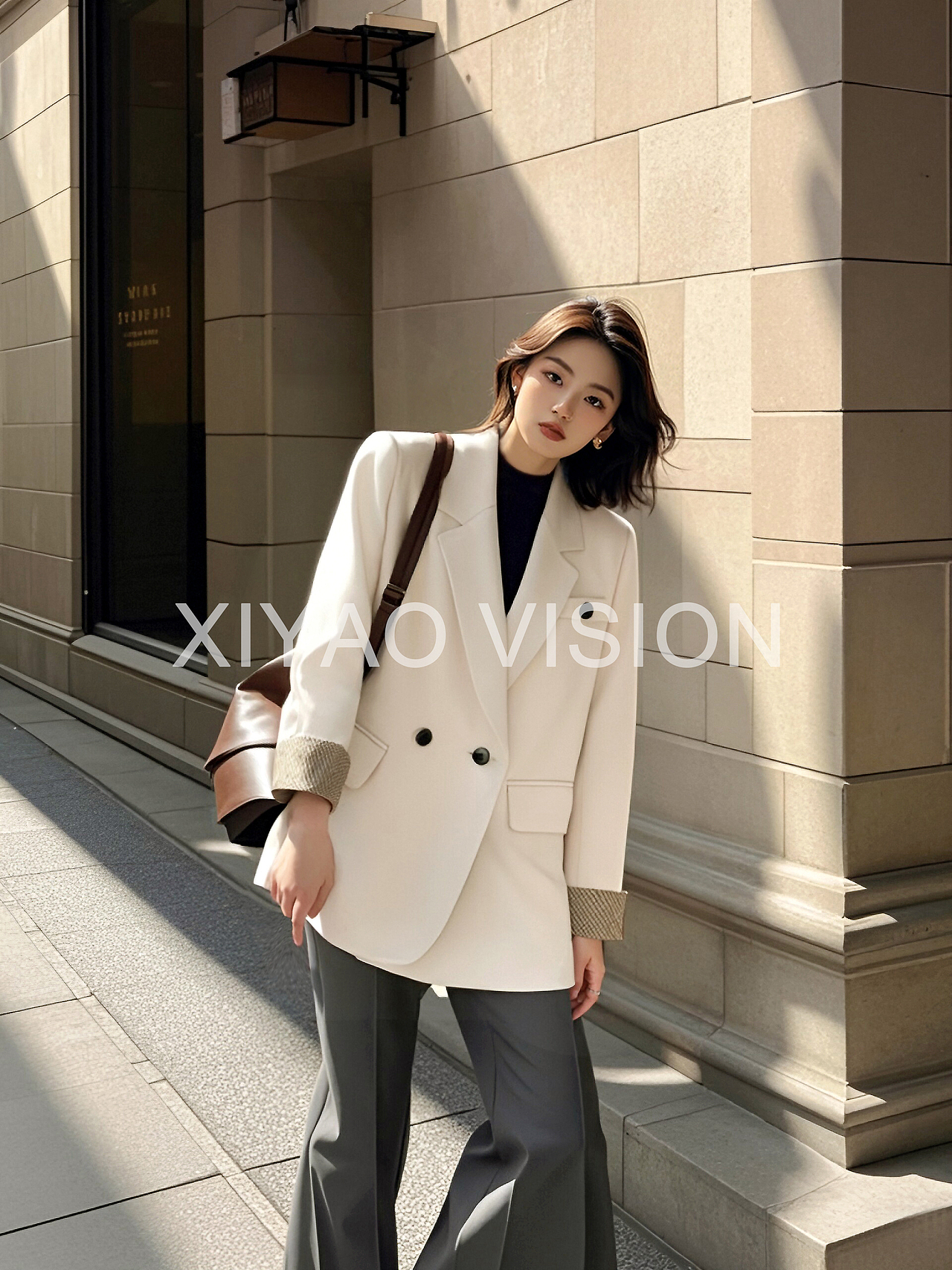 职业装模特拍摄 Ai商业合成 服装广告 跨境电商摄影（图ZMzgwMDY2Njg4） - 时尚/艺术摄影 - 站酷设计师浠耀AI模特拍摄原创素材 - 站酷ZCOOL