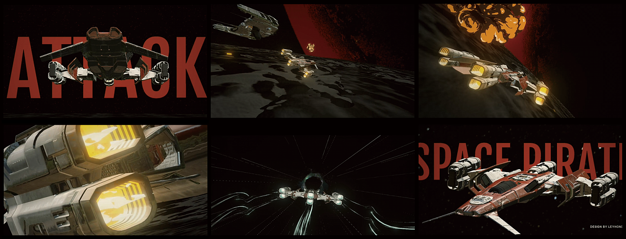 Momentor动态设计课作业《太空海盗》