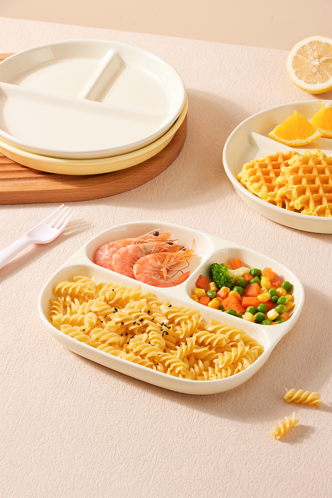 电商陶瓷分格餐盘产品拍摄（图ZMzgwMDk1NTcy） - 产品摄影 - 站酷设计师摄影师欧阳原创素材 - 站酷ZCOOL