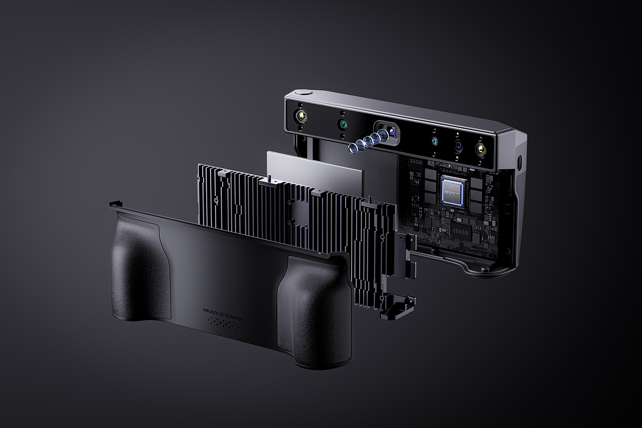 Revipoint 3D 扫描仪产品场景渲染