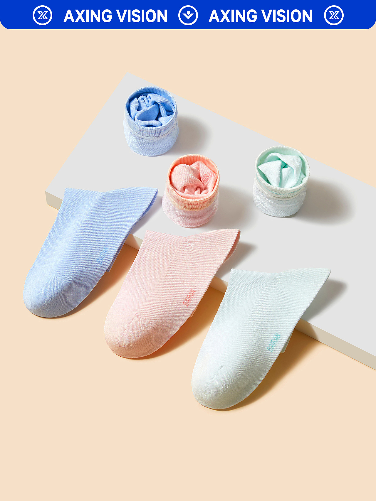 袜子拍摄-男女袜子摄影-服装拍摄-静物拍摄