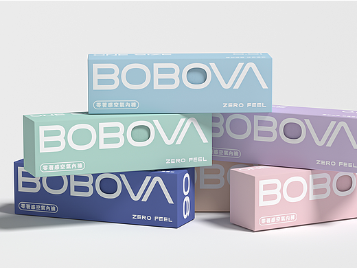 BOBOVA零著感空气内裤包装设计