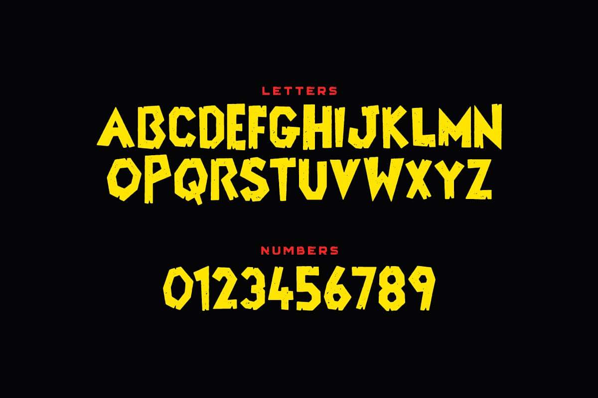 潮流复古做旧粗糙文创潮牌服装海报标题衬线英文字体（图ZMzgwMTYzMjMy） - 字体/字形 - 站酷设计师最西文集原创素材 - 站酷ZCOOL