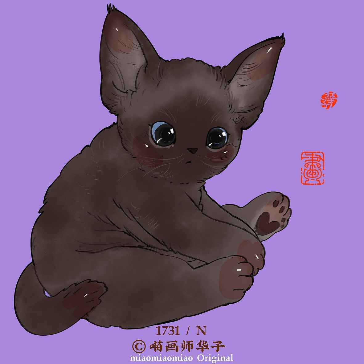 画猫的1701~1750天，带着猫猫闯天涯！我有路过大连（图ZMzgwMTY1MTA4） - 艺术插画 - 站酷设计师喵画师华子原创素材 - 站酷ZCOOL