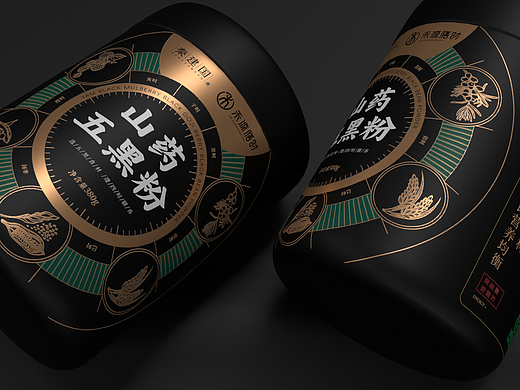 山药粉，罐装。