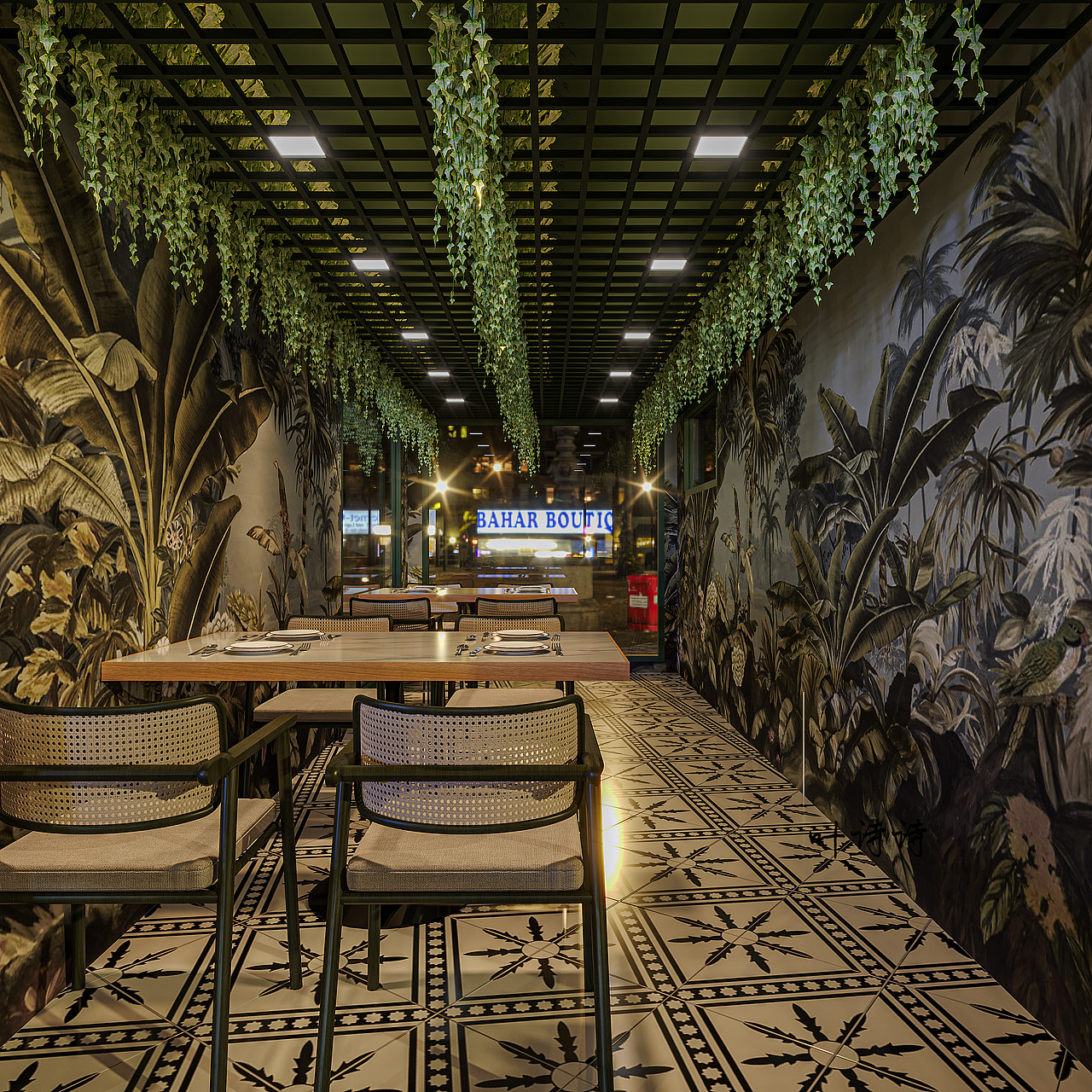 餐饮空间|泰式烤肉店设计（图ZMzgwMTcxMzAw） - 酒店餐饮设计 - 站酷设计师诗诗18156079928原创素材 - 站酷ZCOOL