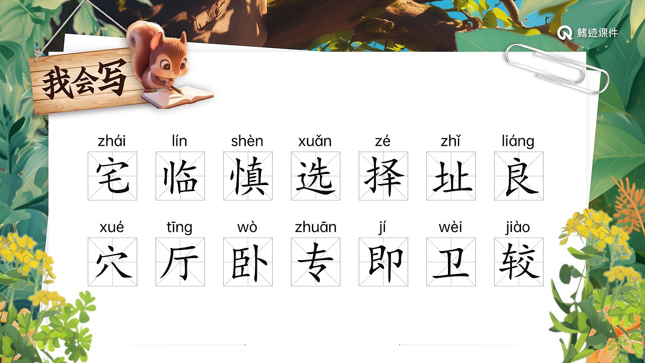 小学语文公开课课件《松鼠》