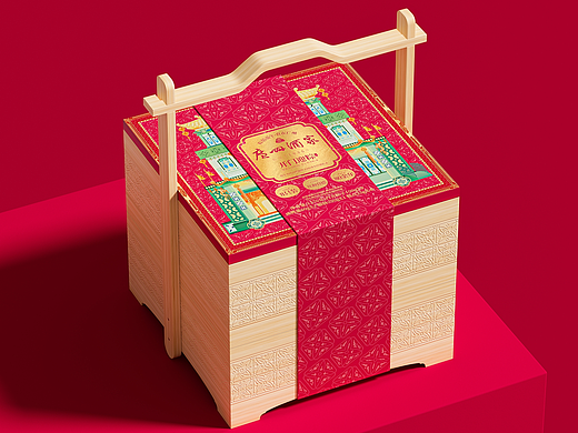 广州酒家｜中国端午限定-竹篮鎏金礼盒