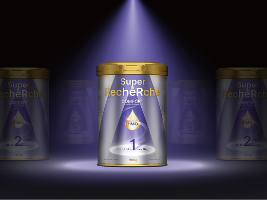 圣元集团—Super RecheRche奶粉包装设计