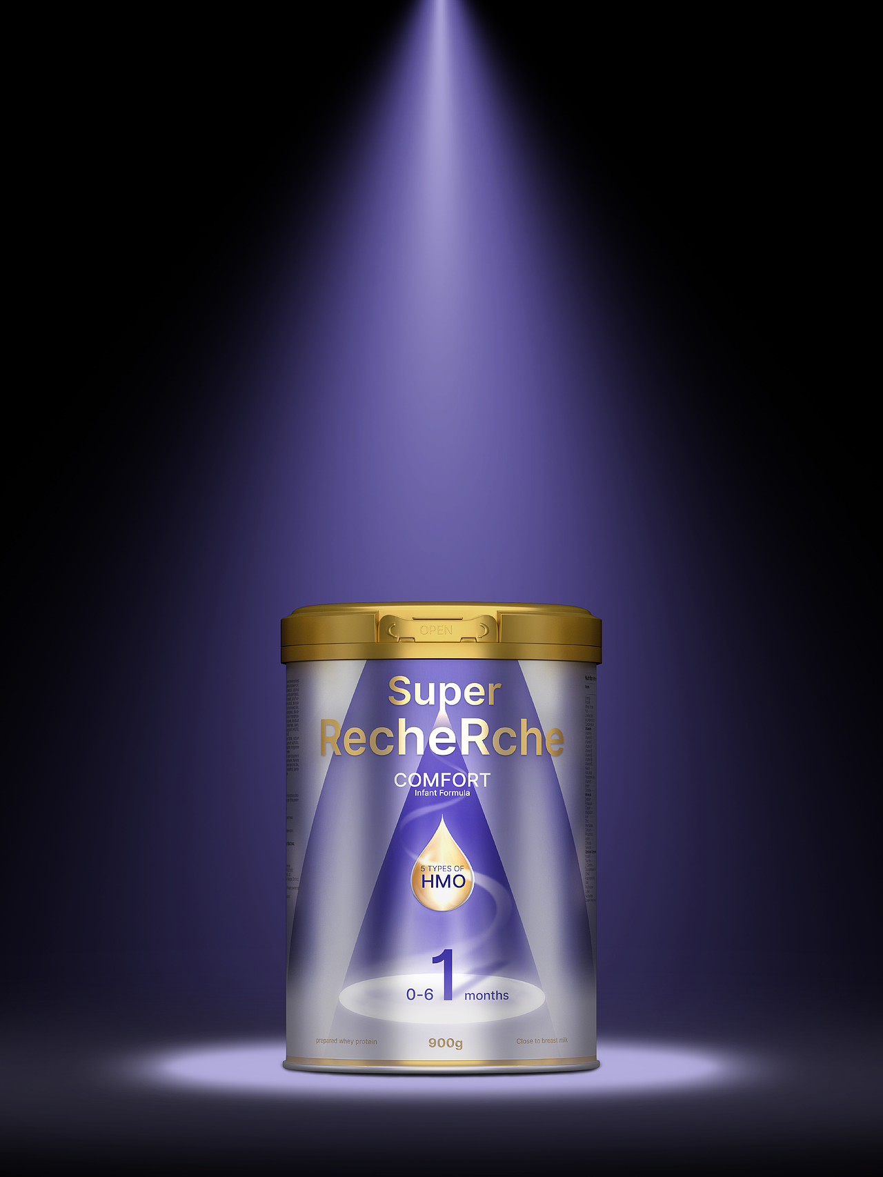 圣元集团—Super RecheRche奶粉包装设计（图ZMzgwMTc3NTI4） - 包装 - 站酷设计师XXD创意设计原创素材 - 站酷ZCOOL