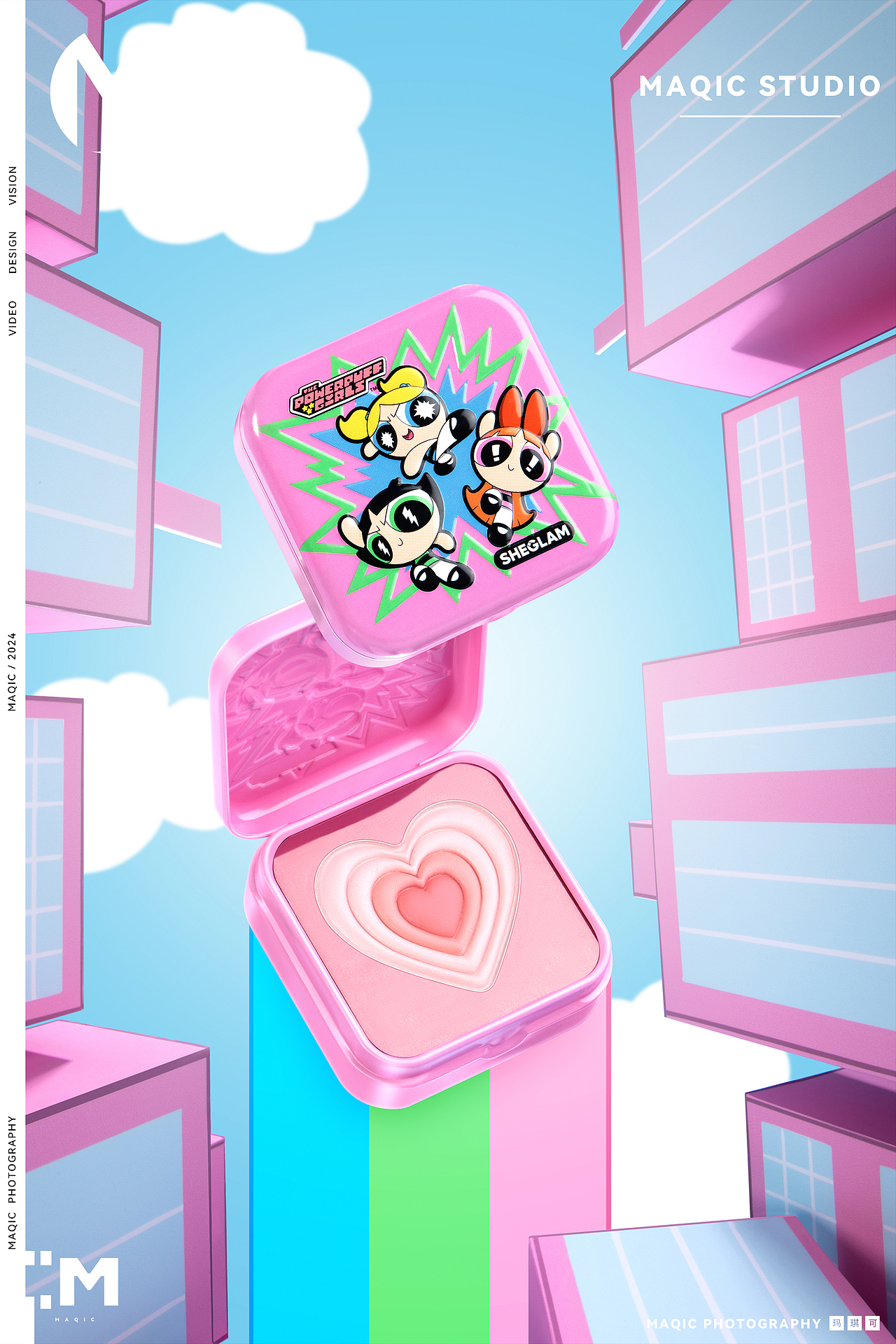 「SHEGLAM」&「飞天小女警」彩妆系列美妆摄影（图ZMzgwMTg4NjAw） - 产品摄影 - 站酷设计师玛琪可摄影原创素材 - 站酷ZCOOL