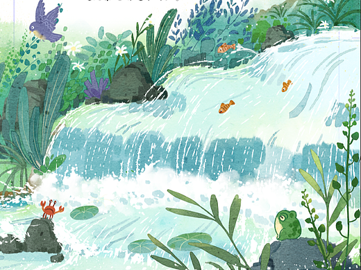 一张儿童绘本插画