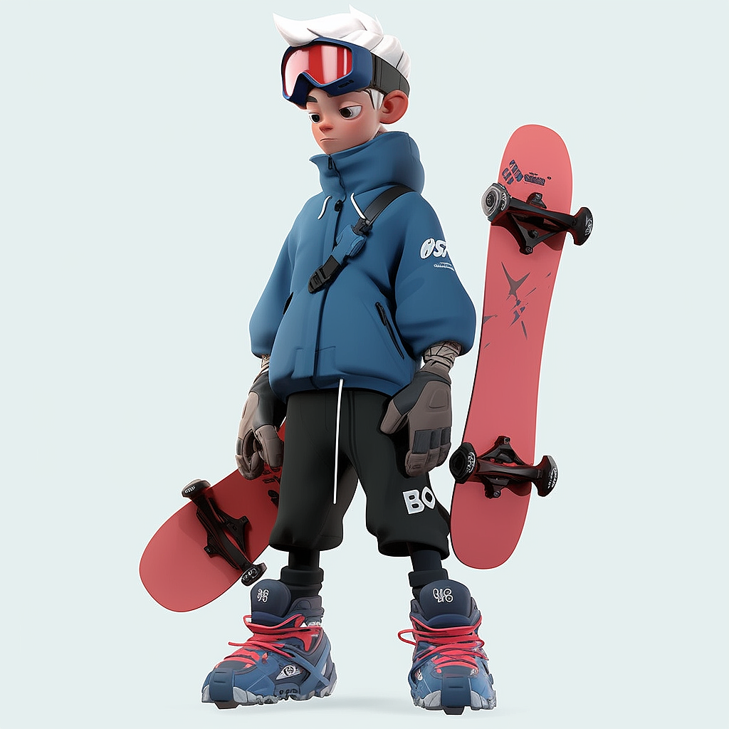 AIGC华发冰雪世界ip MJ出图