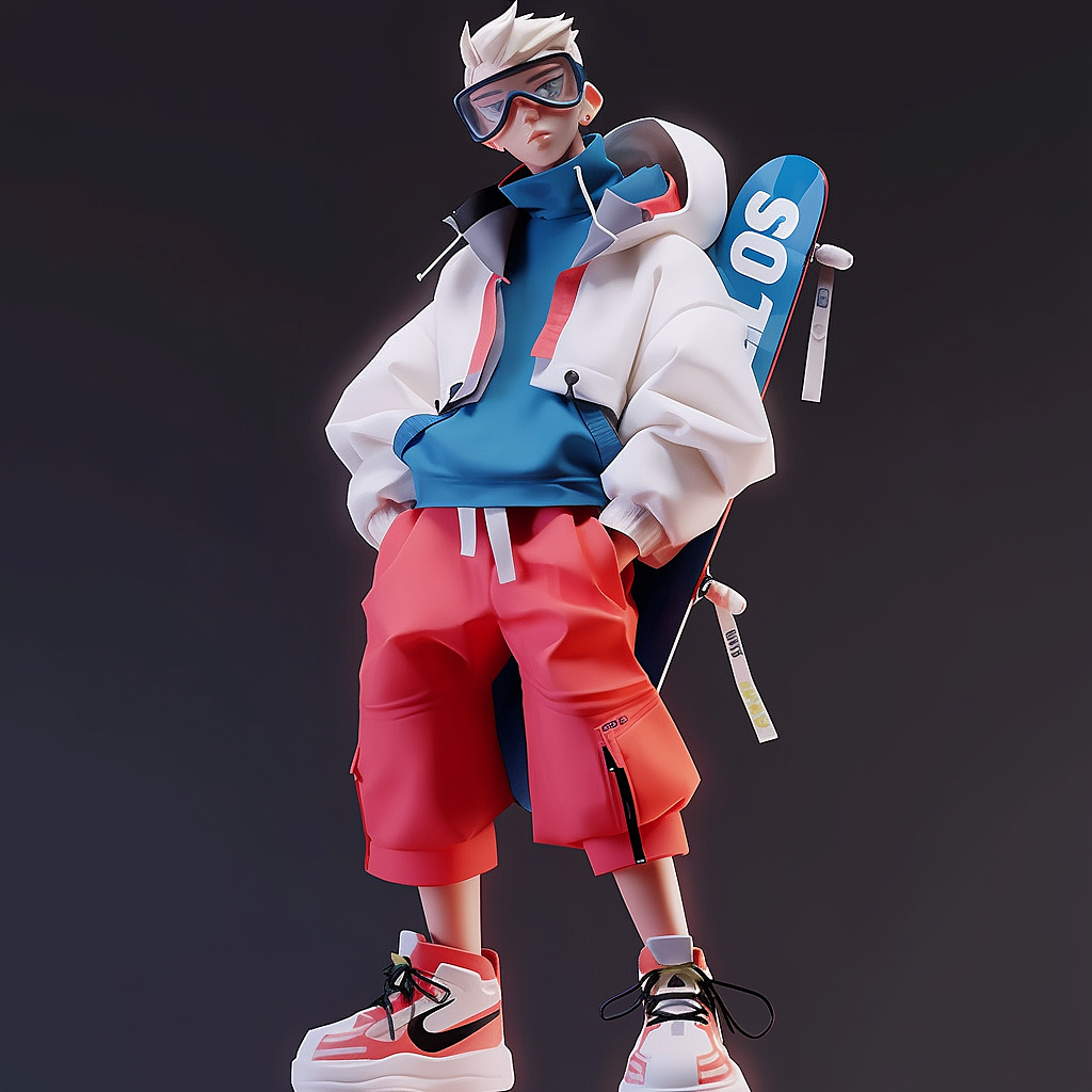 AIGC华发冰雪世界ip MJ出图