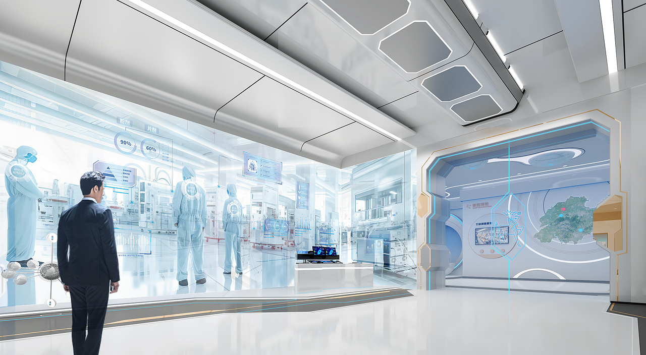 某药企展厅（图ZMzgwMTk2Njcy） - 建筑/空间 - 站酷设计师妙尔尼尔_原创素材 - 站酷ZCOOL