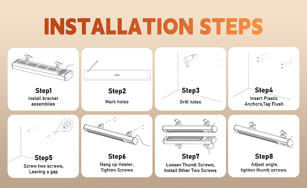 亚马逊——壁挂式智能感应取暖器
