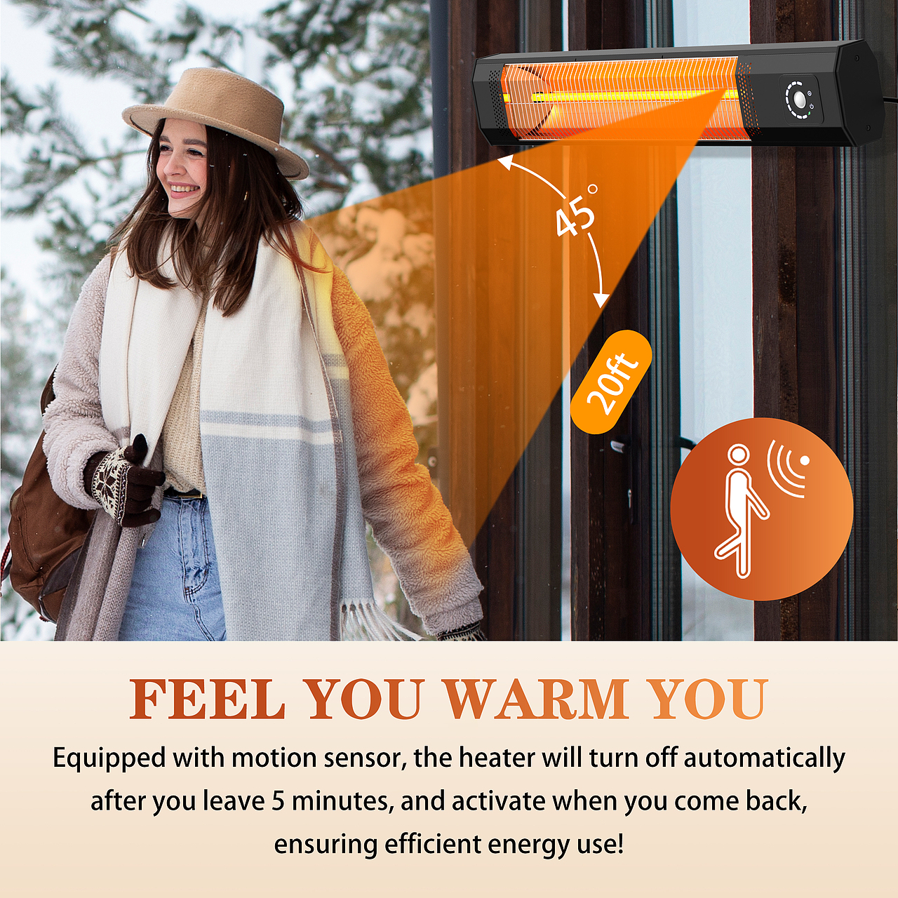 亚马逊——壁挂式智能感应取暖器