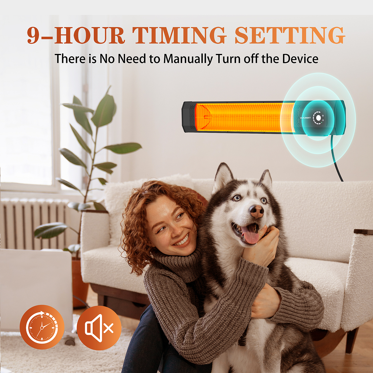 亚马逊——壁挂式智能感应取暖器