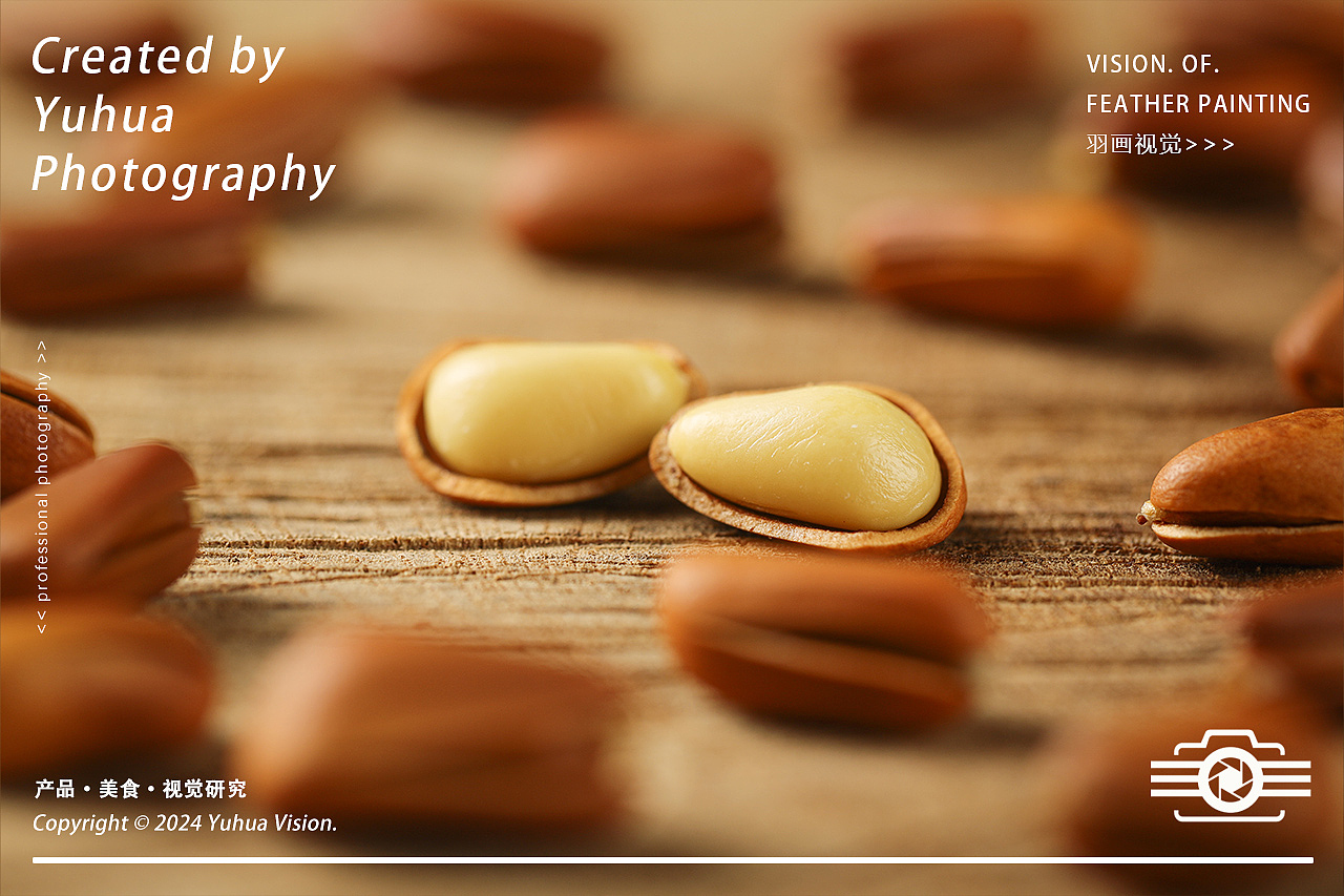 开口松子 手剥巴西松子 红松籽 坚果 炒货 干果 松子仁（图ZMzgwMjA1MDI0） - 产品摄影 - 站酷设计师YUHUA羽画原创素材 - 站酷ZCOOL