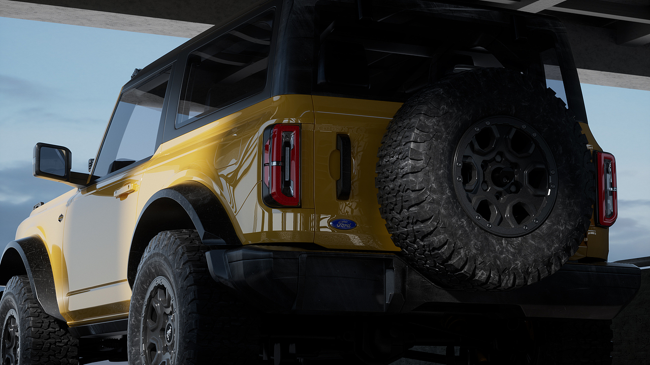 Ford Bronco福特烈马越野车改装 C4D | Octane汽车渲染（图ZMzgwMjA4Njg0） - 场景 - 站酷设计师ABEL_R原创素材 - 站酷ZCOOL