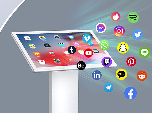 32寸落地查询机亚马逊套图 白 ​​​