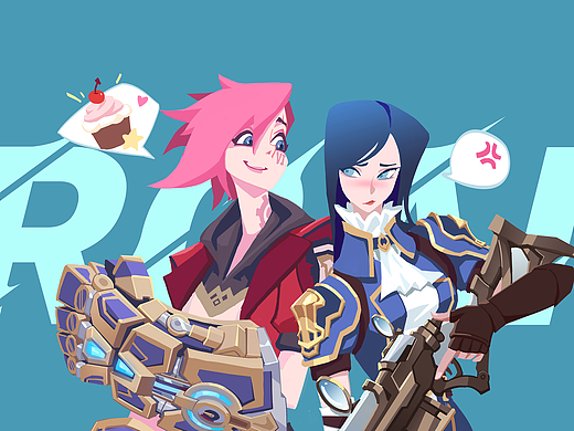 同人——蔚X凯特琳