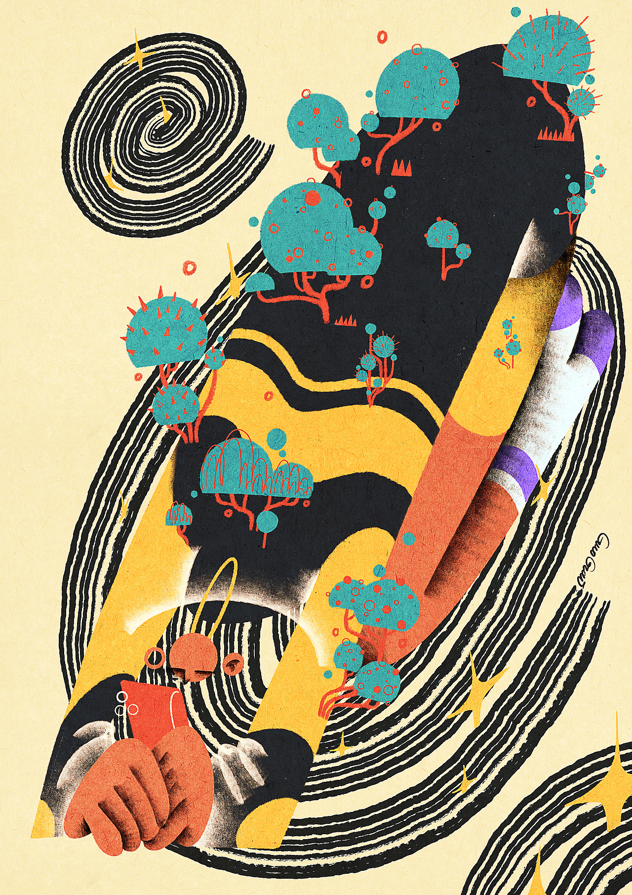 阶段小结2/2（图ZMzgwMjE4NDEy） - 新锐潮流插画 - 站酷设计师飞驰的小锅盖原创素材 - 站酷ZCOOL