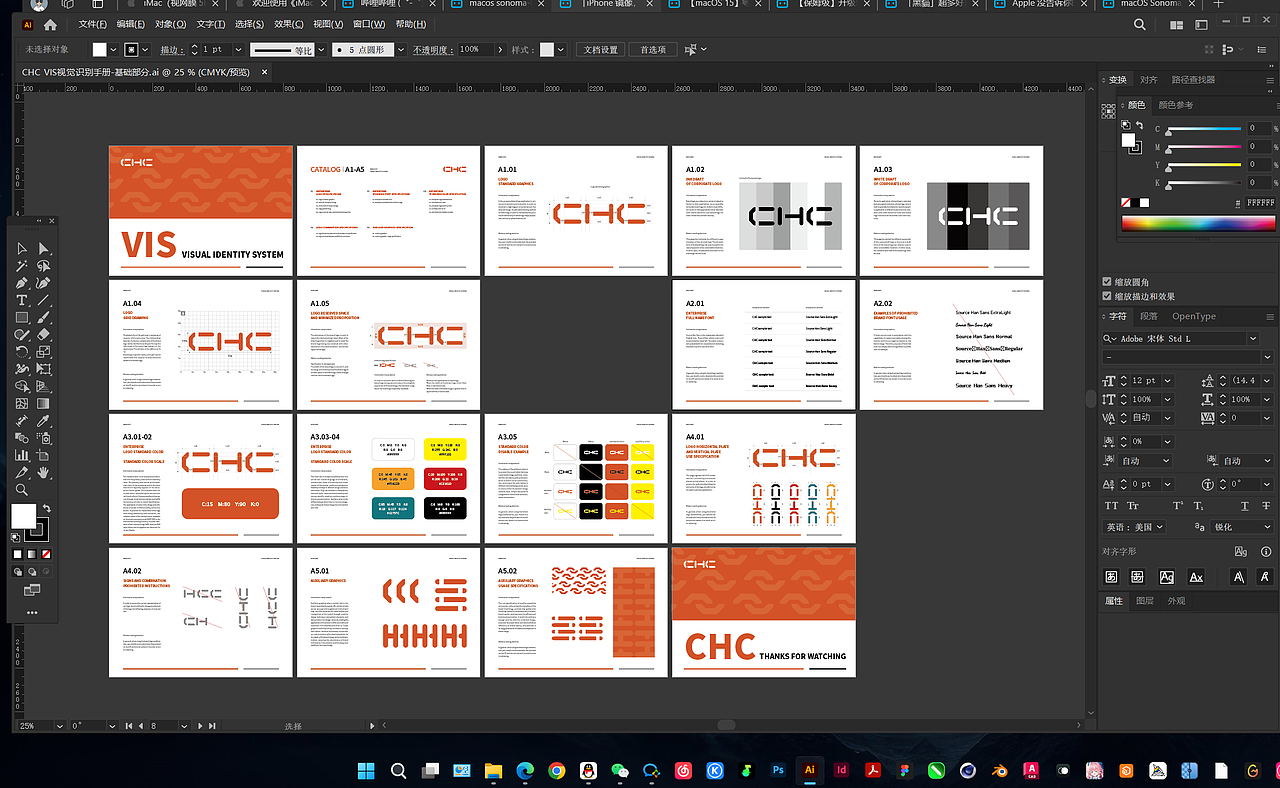 原创设计｜CHC｜VIS视觉识别系统（图ZMzgwMjIwOTA4） - 品牌 - 站酷设计师ian_98原创素材 - 站酷ZCOOL