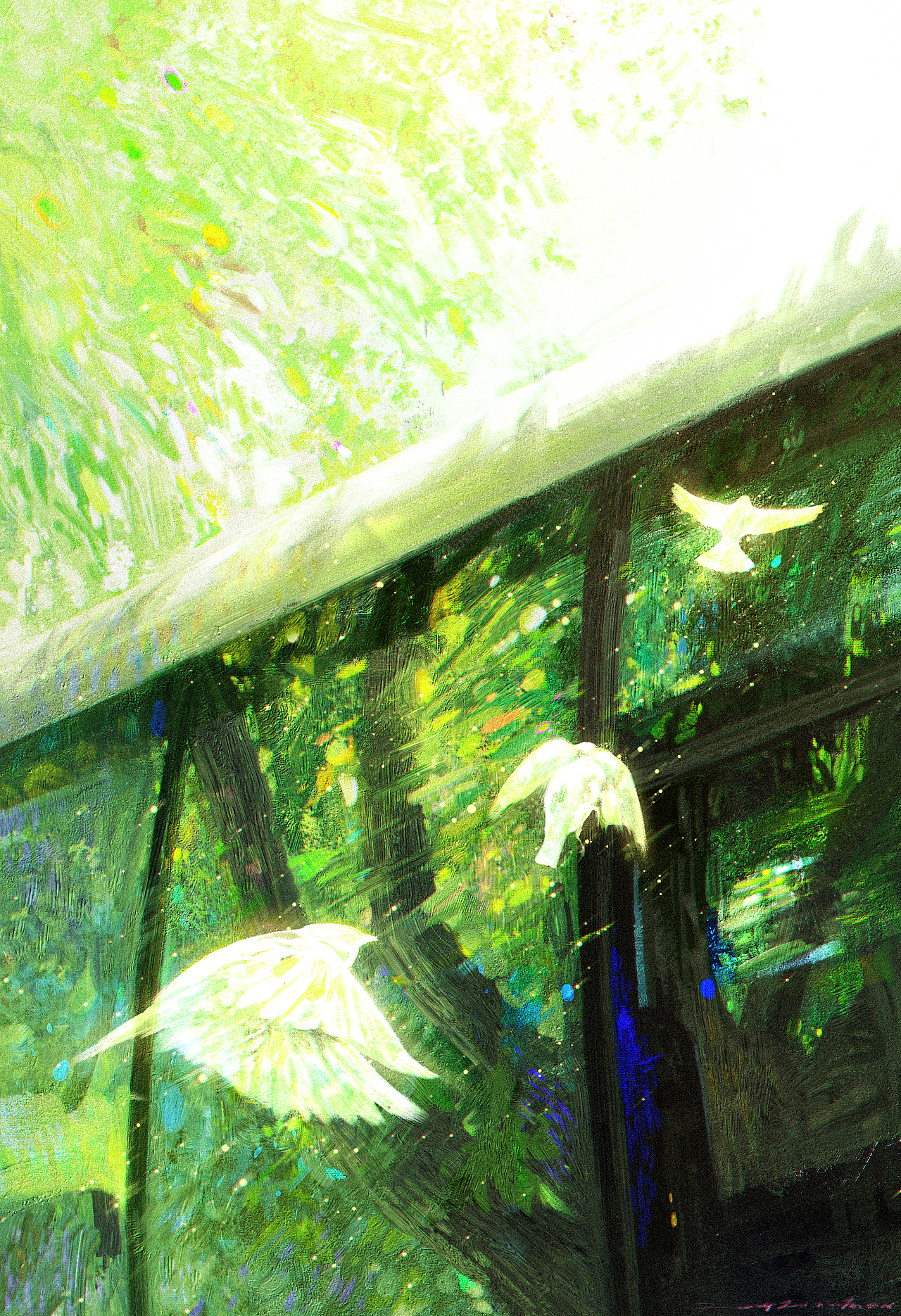 作品合集|《绿野清风》（图ZMzgwMjQ4ODcy） - 艺术插画 - 站酷设计师肥猫加天使原创素材 - 站酷ZCOOL