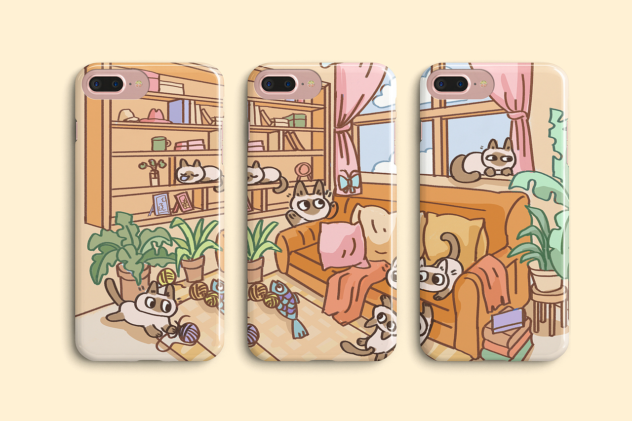 小豆泥的日常（图ZMzgwMjQ5MDU2） - 商业插画 - 站酷设计师阿绿alv原创素材 - 站酷ZCOOL