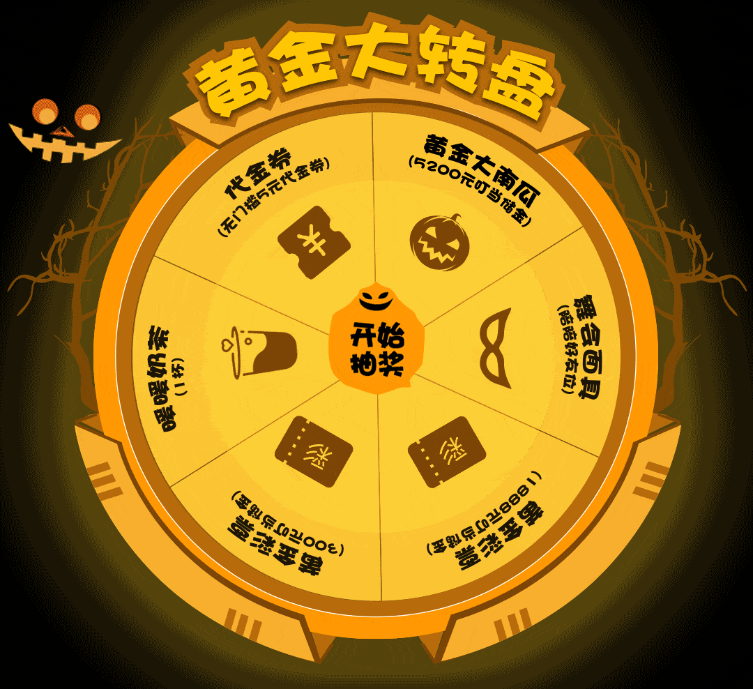 万圣节大转盘设计