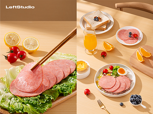 Leftstudio｜鸡肉火腿片｜午餐肉