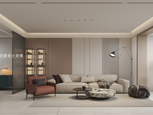 现代意式客餐厅厨房