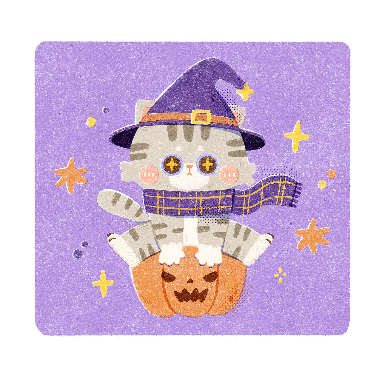 丝网印风格小动物（图ZMzgwMjgwNzEy） - 儿童插画 - 站酷设计师画画的烨子原创素材 - 站酷ZCOOL