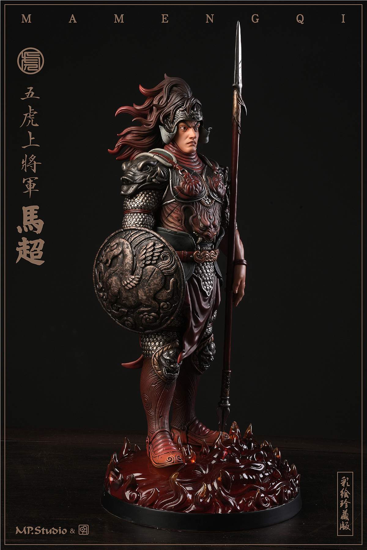 西凉独虎！MP明子《五虎上将军 马超》彩绘雕像（图ZMzgwMjgzMjUy） - 手办/模玩 - 站酷设计师避世伯爵原创素材 - 站酷ZCOOL