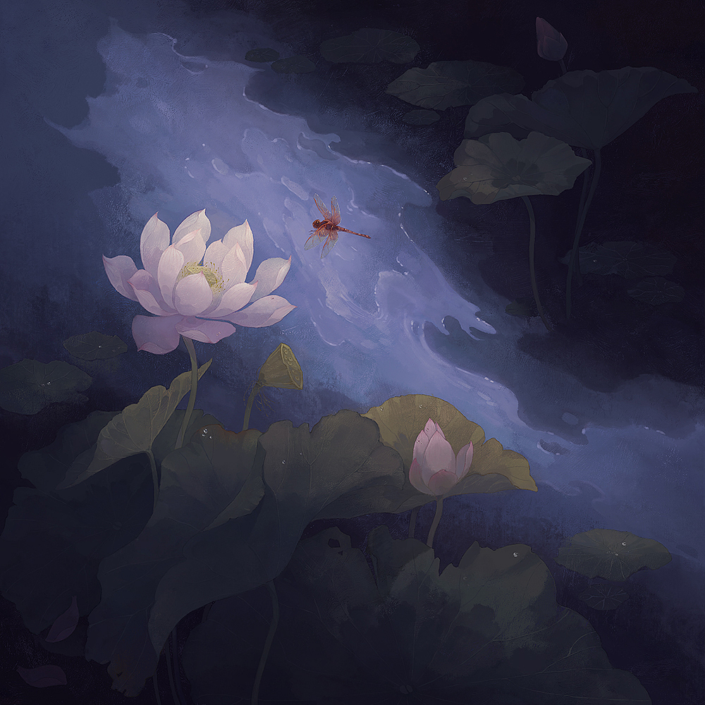 荷塘（图ZMzgwMjk4NDk2） - 创作习作 - 站酷设计师无轩花莳记原创素材 - 站酷ZCOOL
