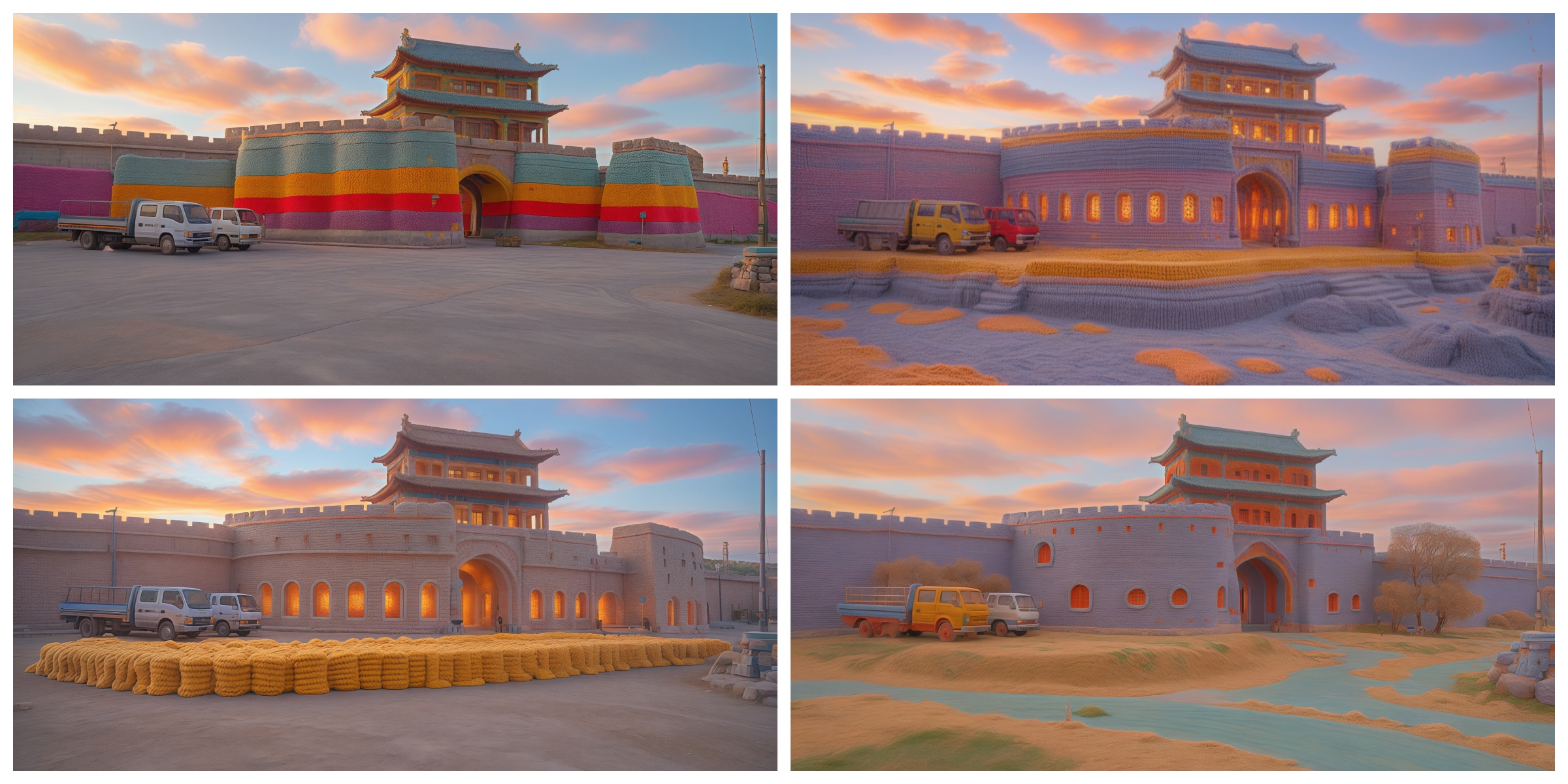 天冷啦，用WHEE给地标建筑穿个毛衣吧！（图ZMTQ5NDkxNTI=） - 教程 - 站酷设计师大峰AI绘画原创素材 - 站酷ZCOOL