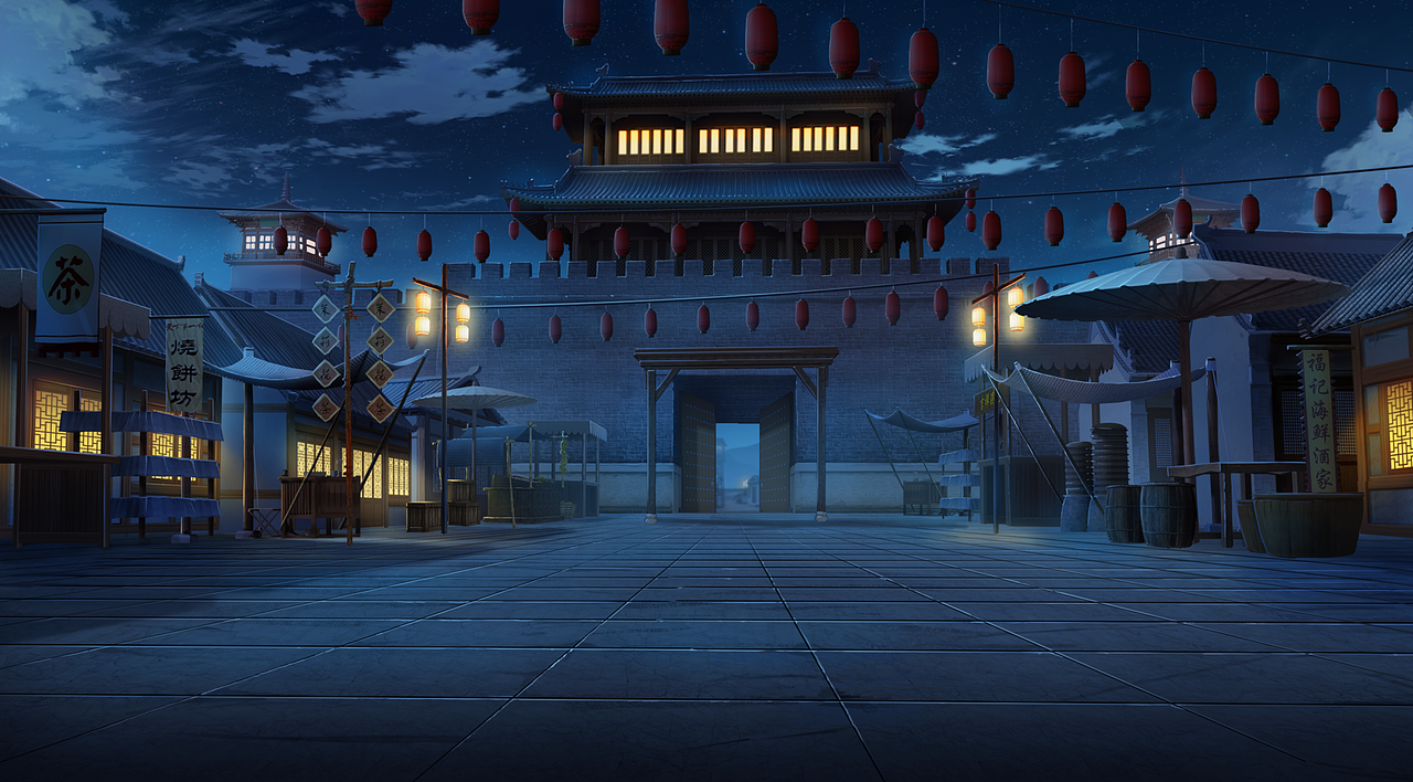 夜景（图ZMzgwMzAwMTcy） - 动画片 - 站酷设计师旧医生原创素材 - 站酷ZCOOL