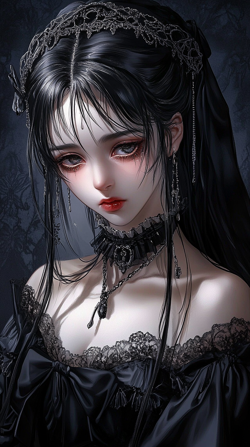 ai绘画-高清美女头像壁纸