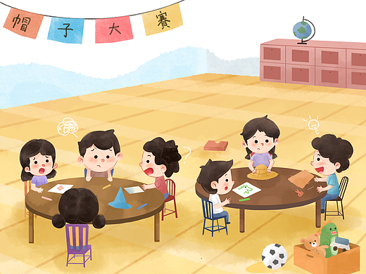 特别的帽子(个人主页-ZNzA3NDQzNzI=) - 儿童插画 - 站酷设计师想有一只猫原创素材 - 站酷ZCOOL