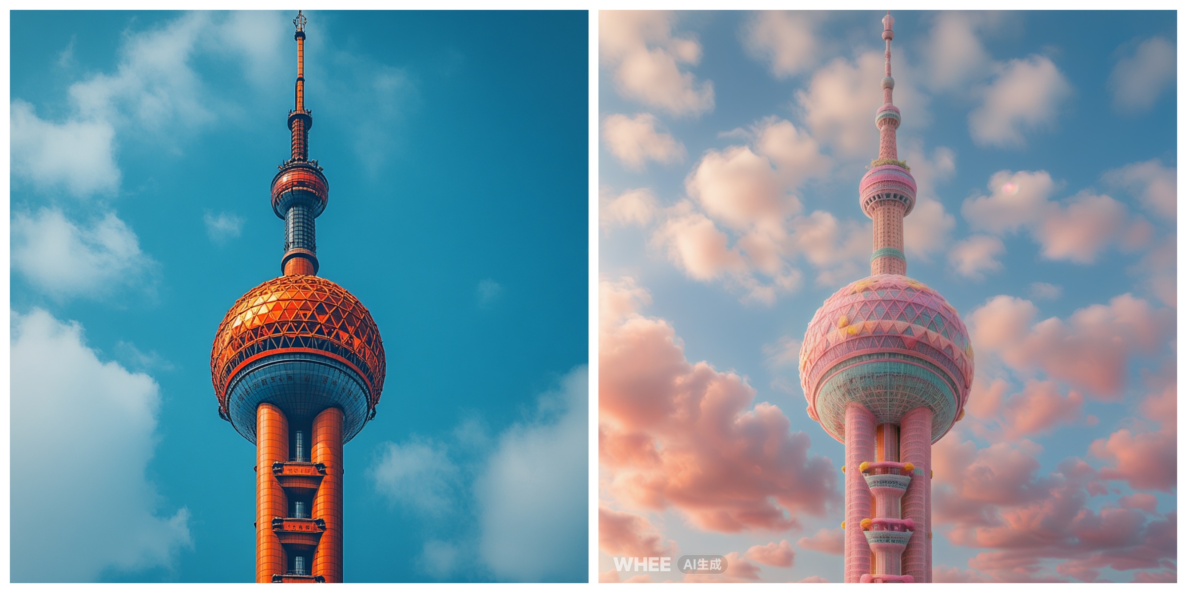 天冷啦，用WHEE给地标建筑穿个毛衣吧！（图ZMTQ5NDkyNTY=） - 教程 - 站酷设计师大峰AI绘画原创素材 - 站酷ZCOOL