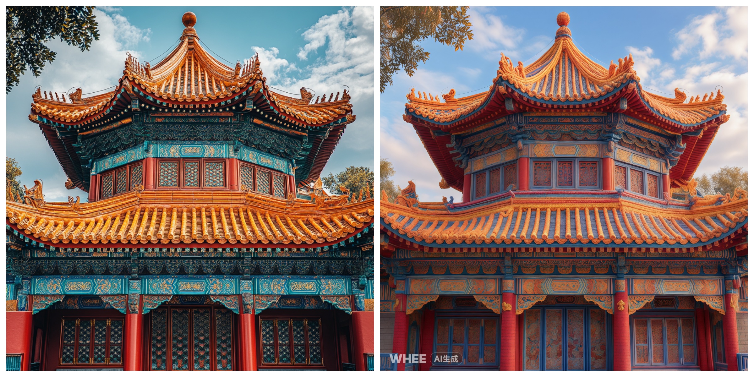 天冷啦，用WHEE给地标建筑穿个毛衣吧！（图ZMTQ5NDkyNjQ=） - 教程 - 站酷设计师大峰AI绘画原创素材 - 站酷ZCOOL