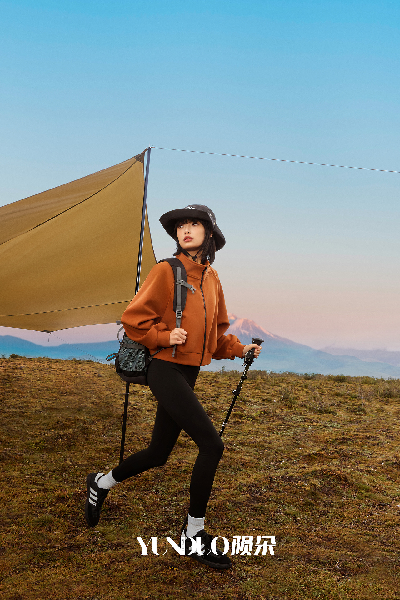 鲨鱼裤拍摄 小黑裤瑜伽裤运动裤品牌形象片拍摄