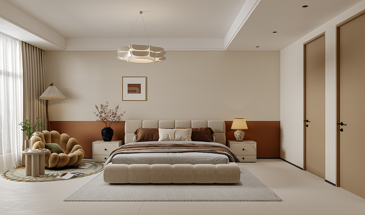 奶油现代（图ZMzgwMzI4OTcy） - 家装设计 - 站酷设计师Z90342301原创素材 - 站酷ZCOOL