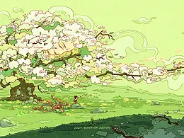 唯美治愈-插画