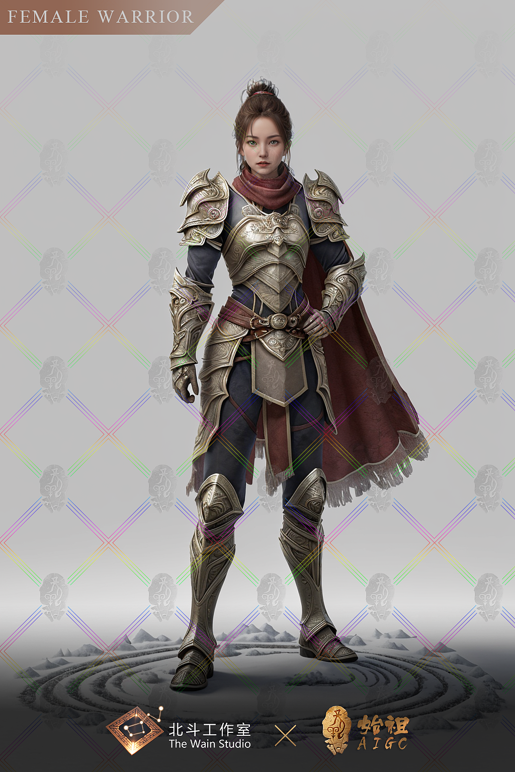 角色-女战士（图ZMzgwMzMyNDM2） - 游戏原画 - 站酷设计师北斗工作室原创素材 - 站酷ZCOOL