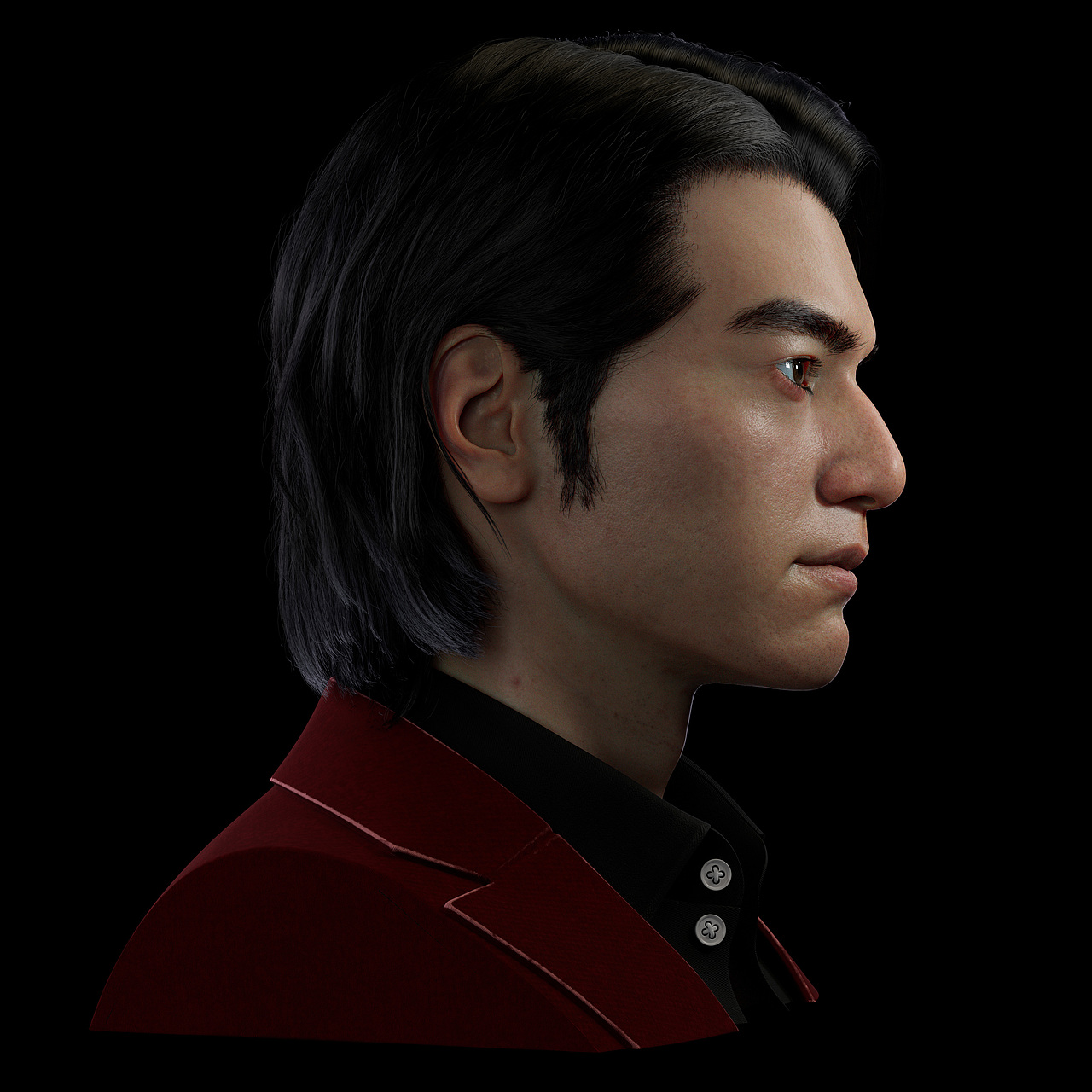 肖像建模练习（图ZMzgwMzM0MzM2） - 人物/生物 - 站酷设计师Z08160615原创素材 - 站酷ZCOOL