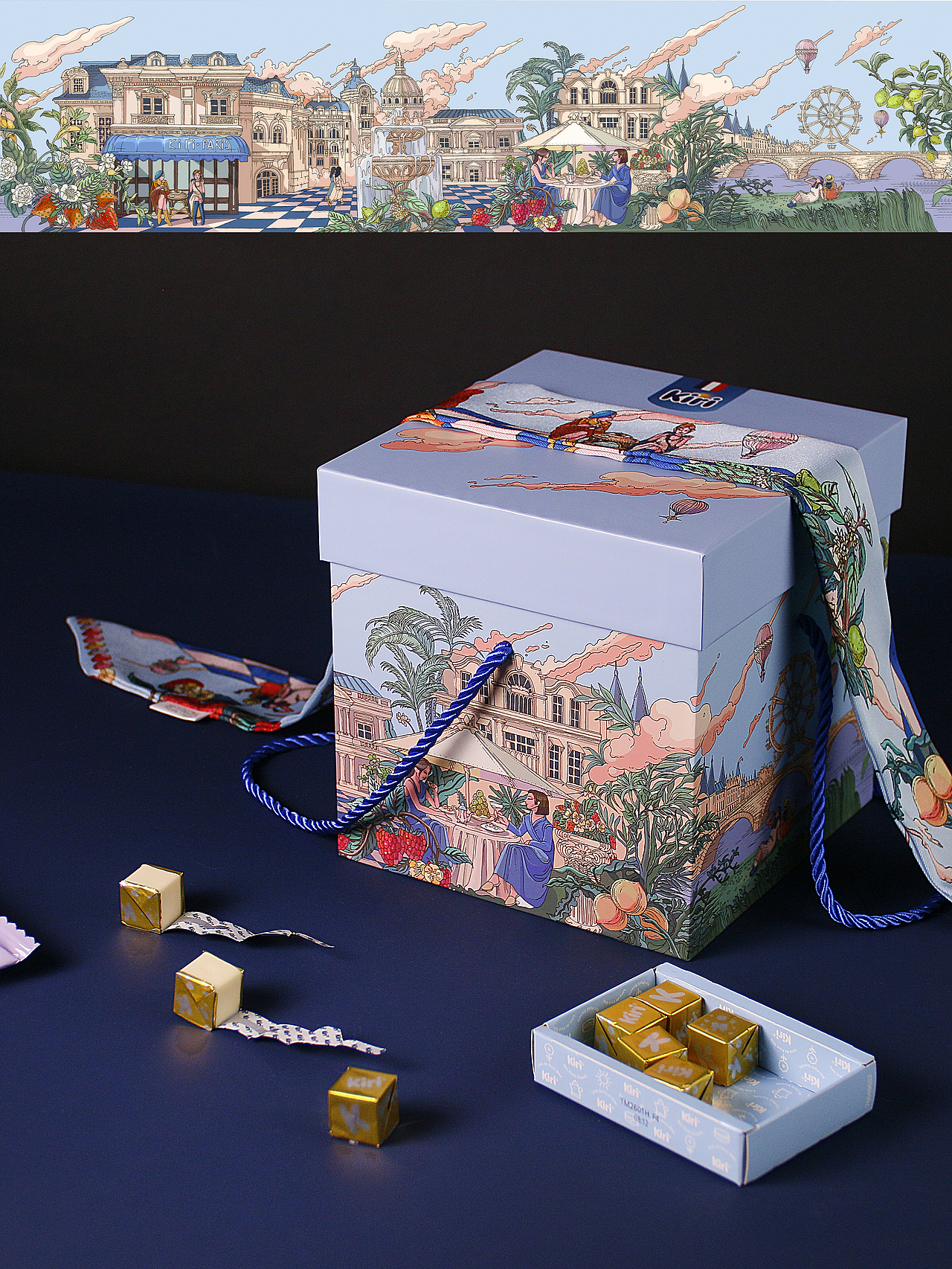 Kiri凯芮法式巧思礼盒（图ZMzgwMzM4Mjc2） - 商业插画 - 站酷设计师陳佳丽原创素材 - 站酷ZCOOL