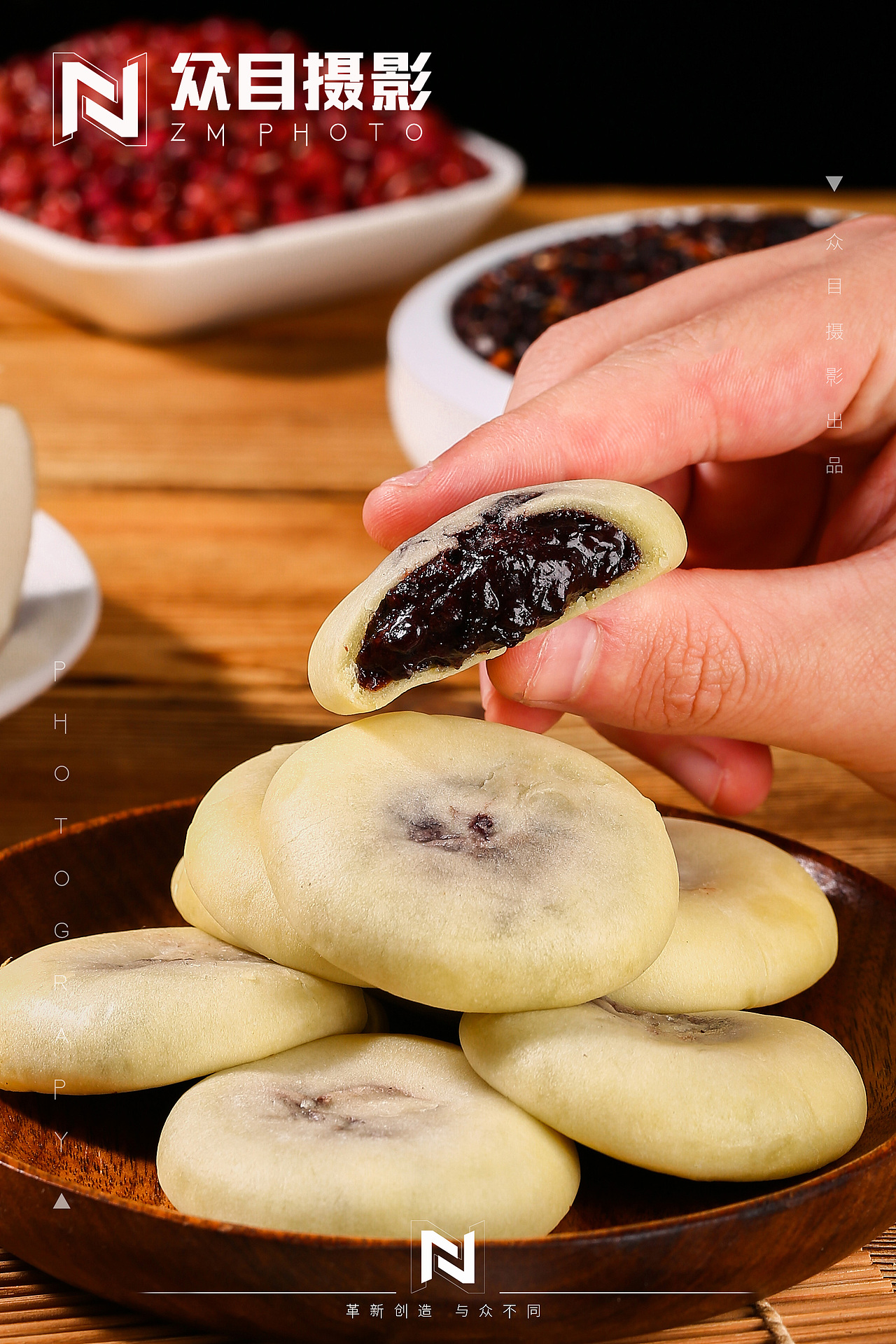 山药饼 I 食品拍摄&众目摄影