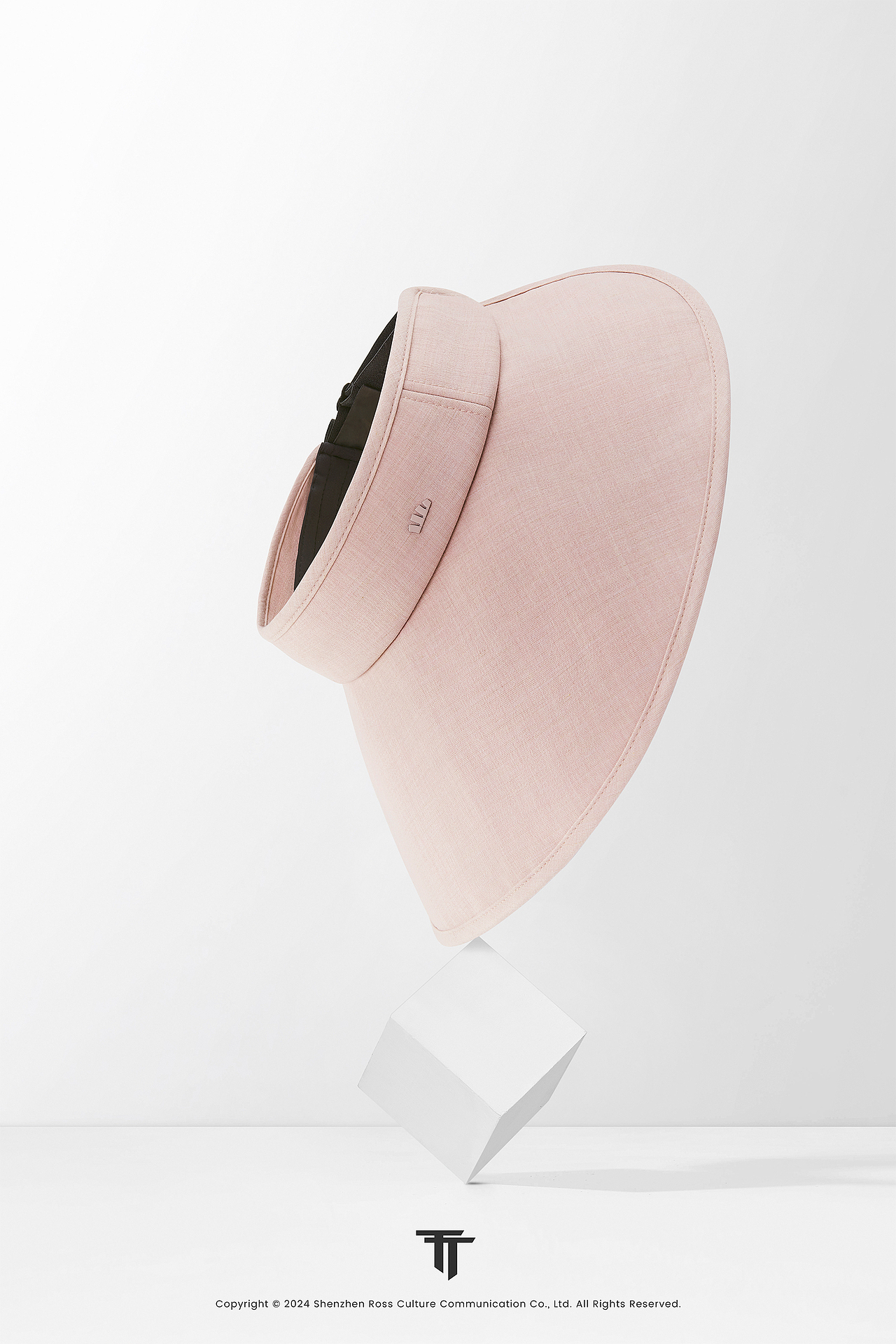 白底静物｜蕉下Beneunder帽子细节白底图